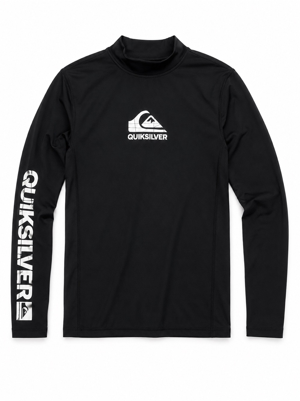 Quiksilver boys Black Rash Guard